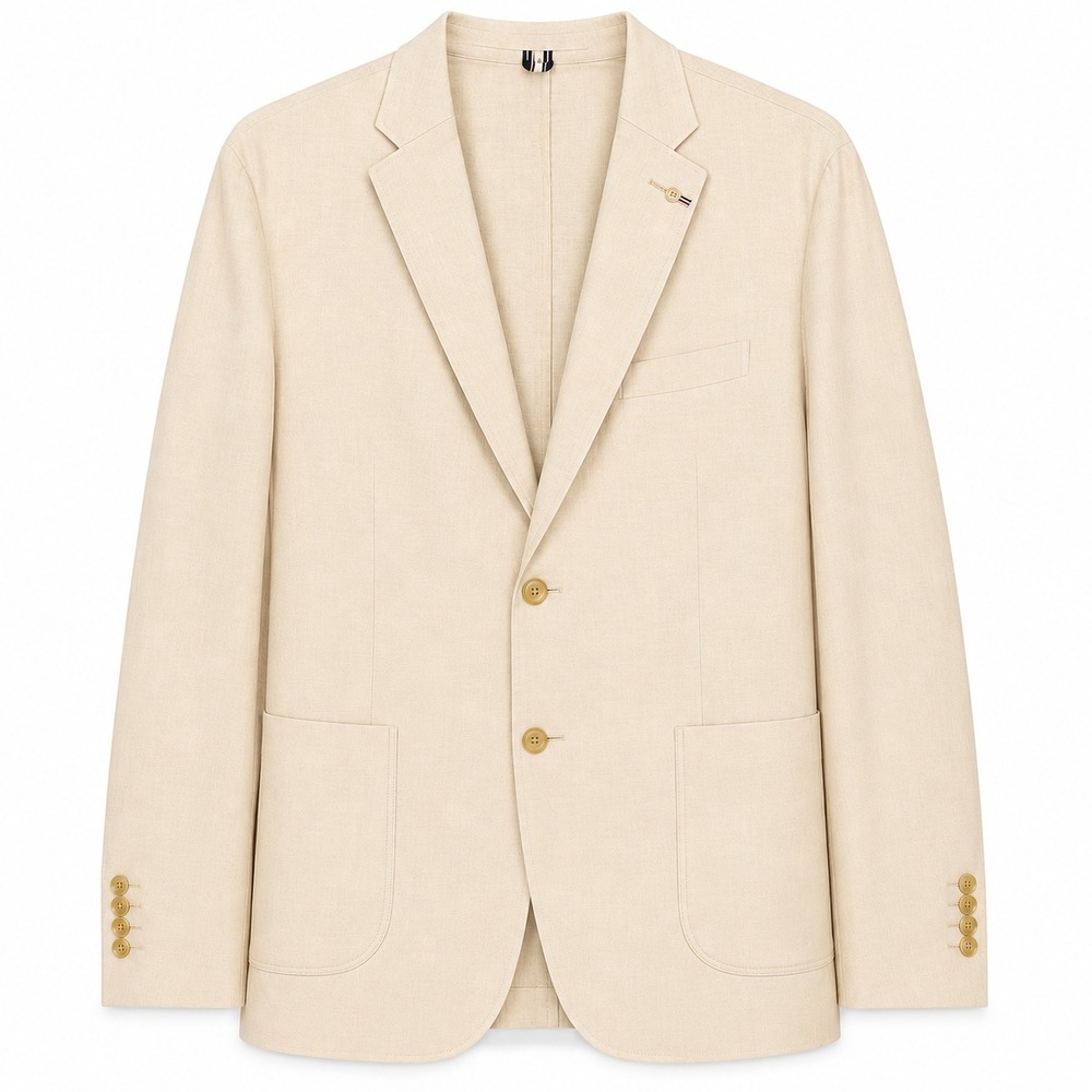 PJ Paul Jones Quiet Luxury Linen Blazer Mens 2XL Old Money Coastal Minimalist
